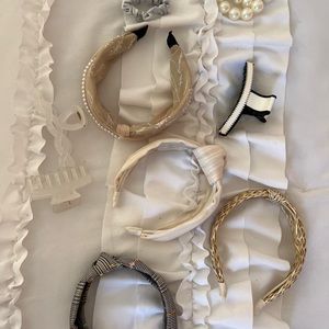 Headbands, hair ties, hair clips assortment NEVER BEEN WORN